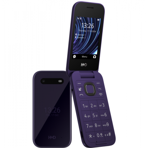 Mobilus telefonas HMD 2660 FLIP 4G TA-1711 Dual Sim violetinis